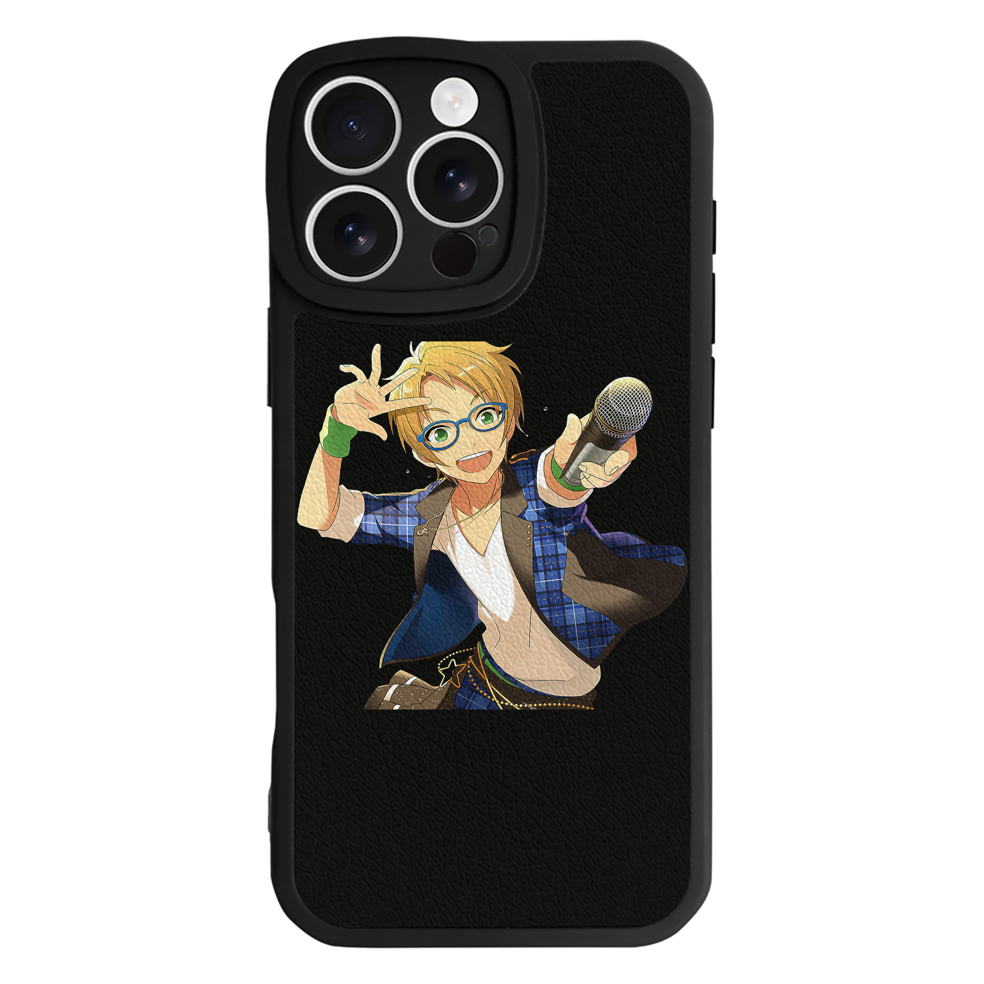 （画像用） あんさんぶるスターズ! Ensemble Stars 【iPhone 16シリーズ対応】シリコンスマホケース（レザー調） 材質：シリコン